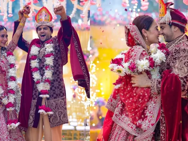 सीरियल ‘बिदाई’ फेम सारा खान ने कृष पाठक संग लिए सात फेरे शादी, कपल ने इंस्टाग्राम पर शेयर की फोटोज