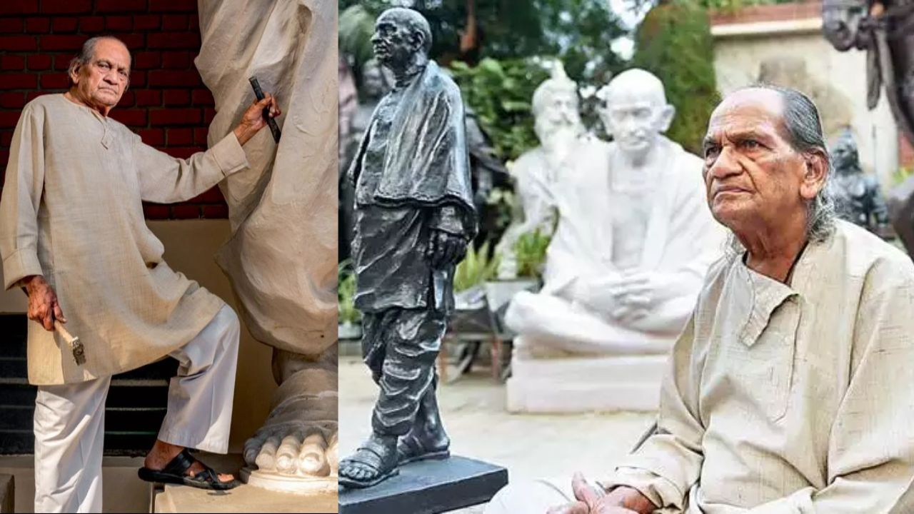 महान मूर्तिकार राम वनजी सुतार का निधन, दुनिया की सबसे ऊंची प्रतिमा ‘स्टैच्यू ऑफ यूनिटी’ को दिया था आकार