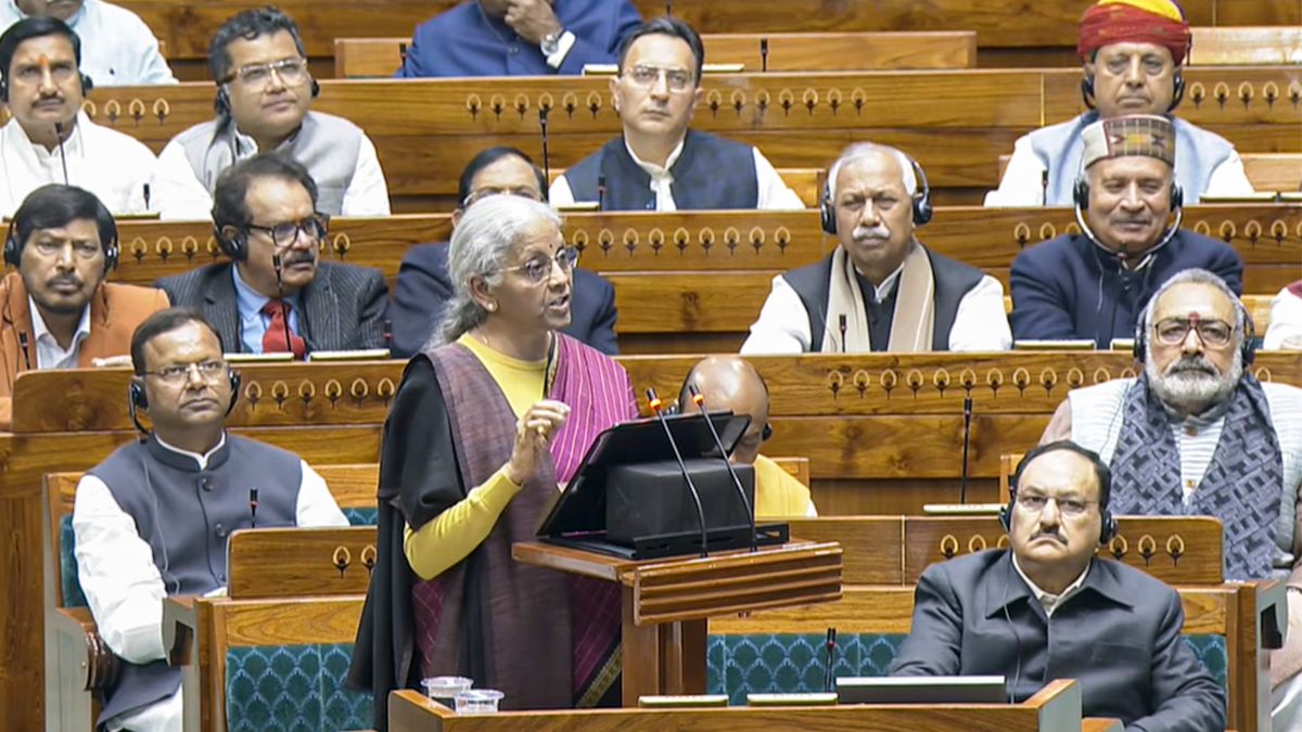 Finance Minister Nirmala Sitharaman presents the 'Union Budget 2
