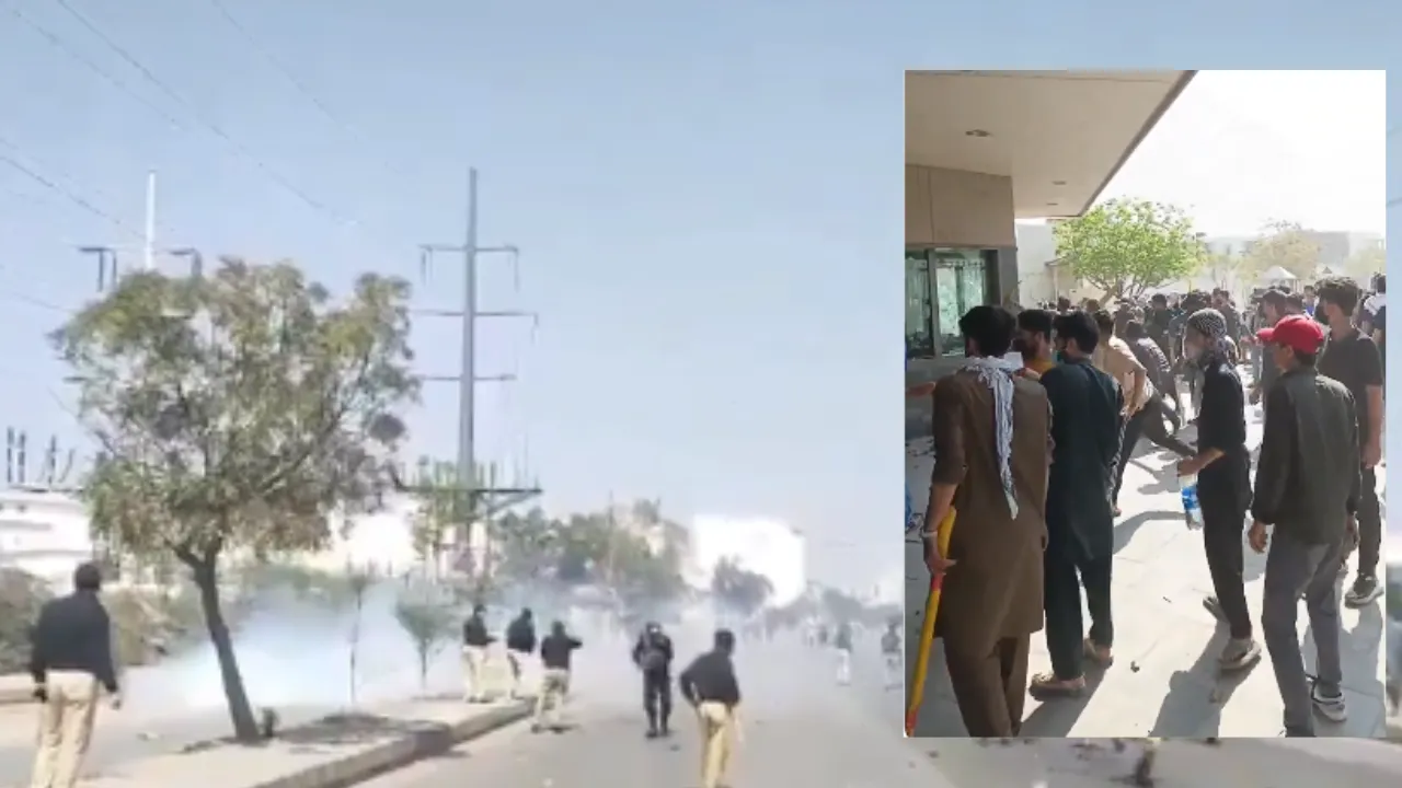 Violent protests near US embassy in Karachi